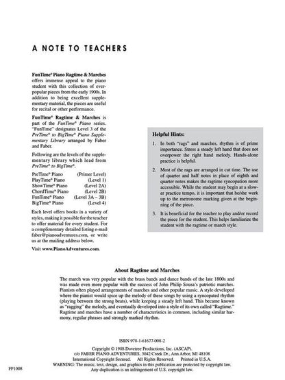 Faber Piano Adventures - FunTime® Ragtime & Marches - Level 3A-3B