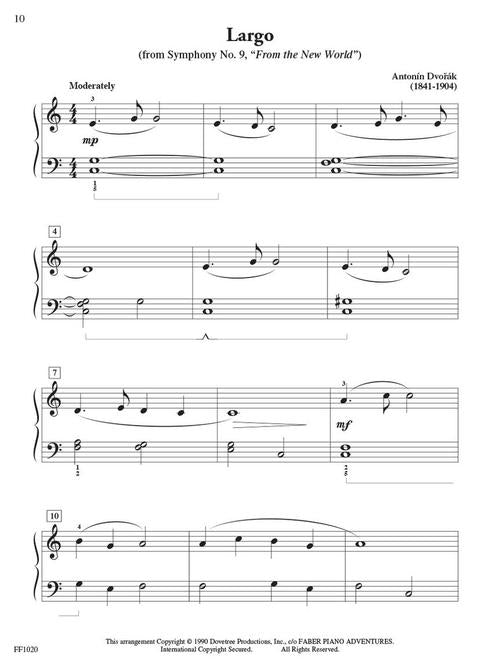 Faber Piano Adventures - ChordTime® Piano Classics - Level 2B