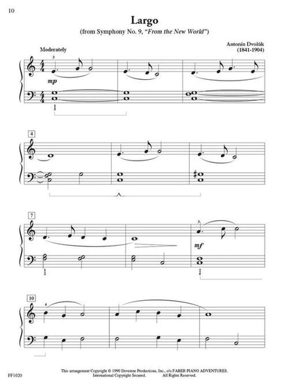 Faber Piano Adventures - ChordTime® Piano Classics - Level 2B