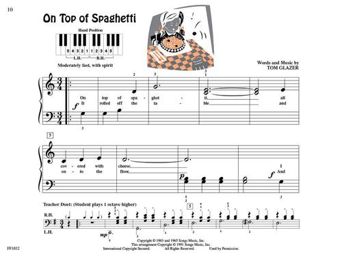 Faber Piano Adventures - PreTime® Piano Kids' Songs - Primer