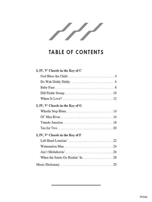 Faber Piano Adventures - ChordTime® Piano Jazz & Blues - Level 2B