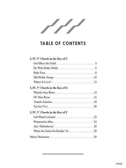 Faber Piano Adventures - ChordTime® Piano Jazz & Blues - Level 2B