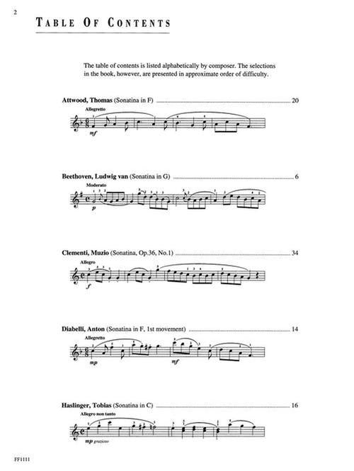 Faber Developing Artist - Piano Sonatinas - Book 2