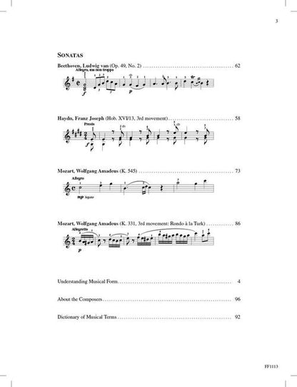 Faber Developing Artist - Piano Sonatinas - Book 4