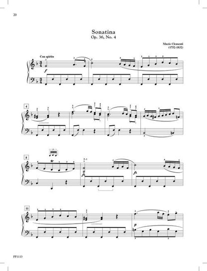 Faber Developing Artist - Piano Sonatinas - Book 4