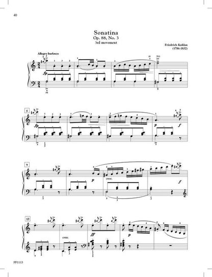 Faber Developing Artist - Piano Sonatinas - Book 4