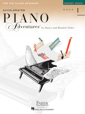 Accelerated Piano Adventures for the Older Beginner – Theory, Book 1