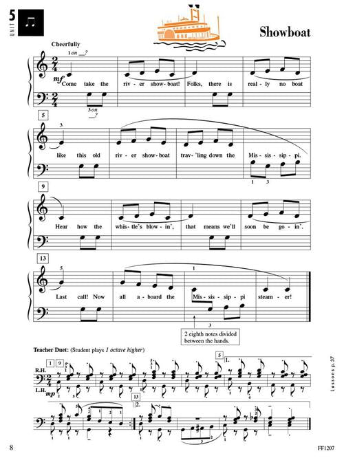 Accelerated Piano Adventures for the Older Beginner – Performance, Book 1