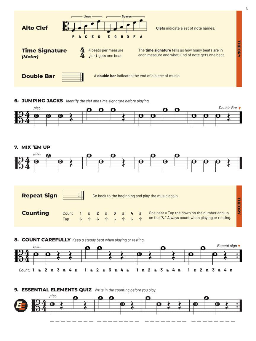 Essential Elements for Strings – Viola - Book 1 with Online Resources