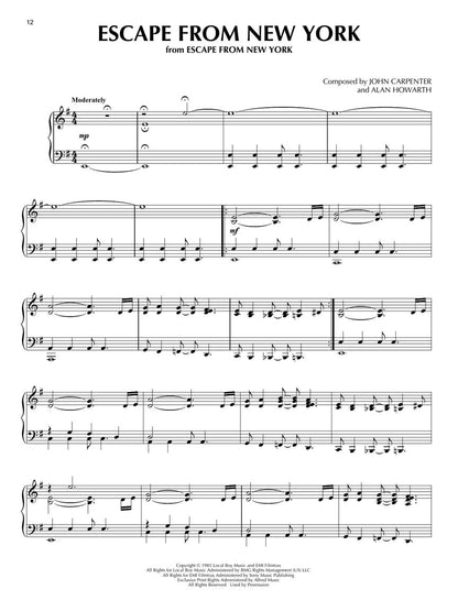 John Carpenter Sheet Music Collection - Piano Solo