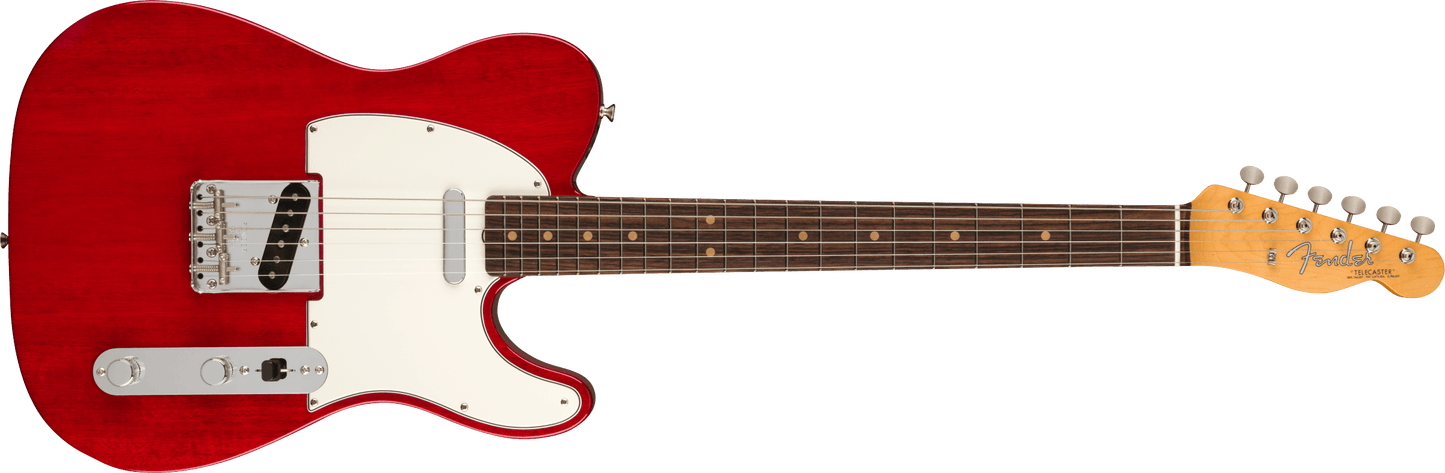 Fender American Vintage II 1963 Telecaster, Rosewood Fingerboard, Crimson Red Transparent