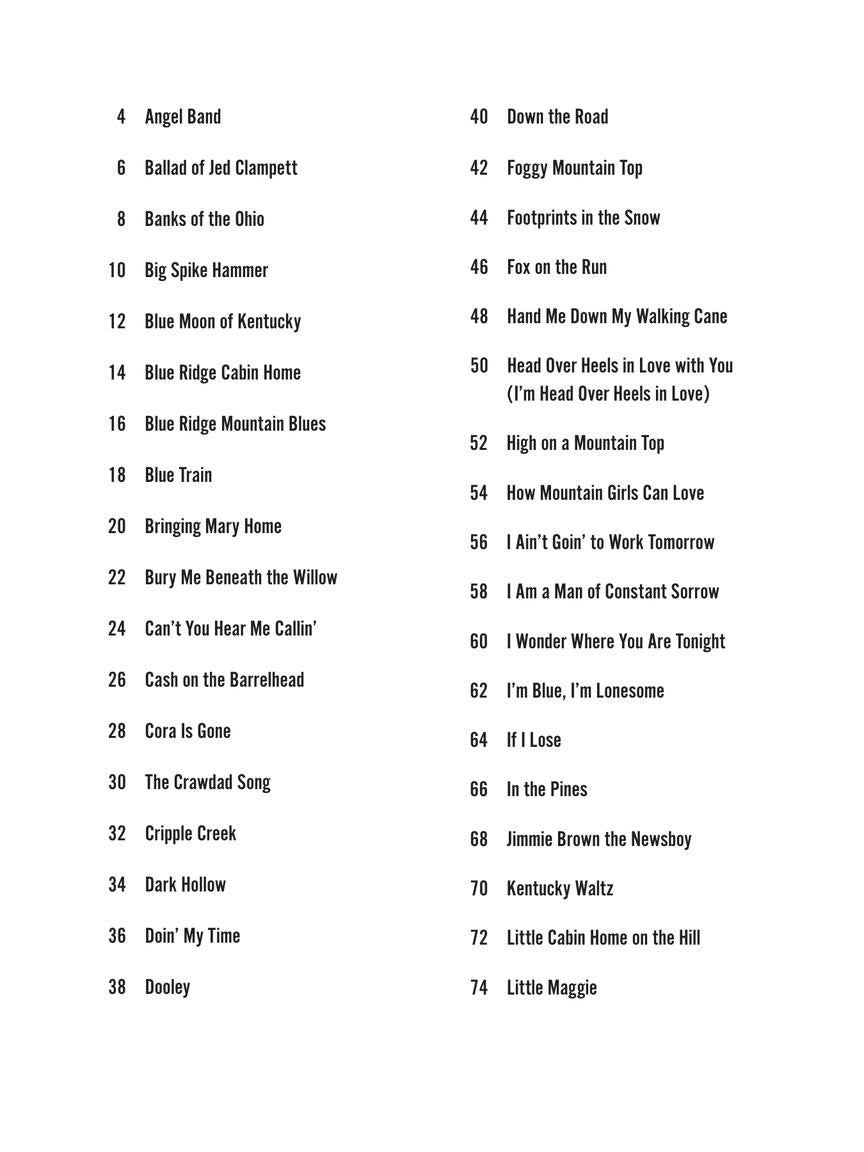 Bluegrass Songs – Strum Together