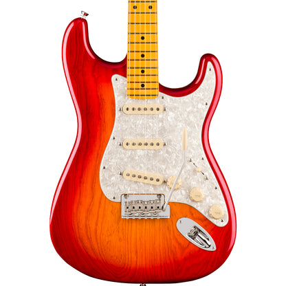 American Professional Stratocaster®, Maple Fingerboard, Aged Cherry Burst