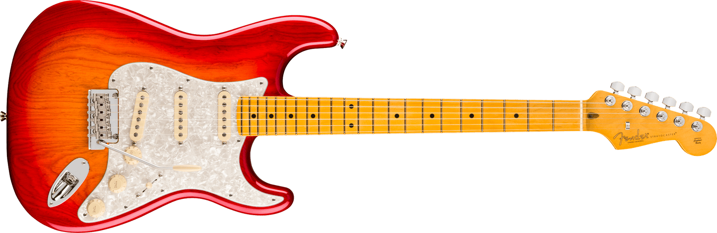 American Professional Stratocaster®, Maple Fingerboard, Aged Cherry Burst