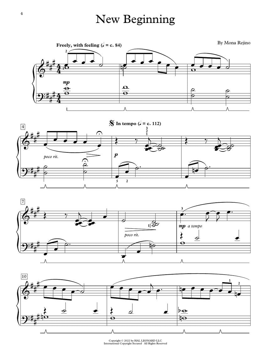 Rejino - Reflections & Relaxations - Piano Solo
