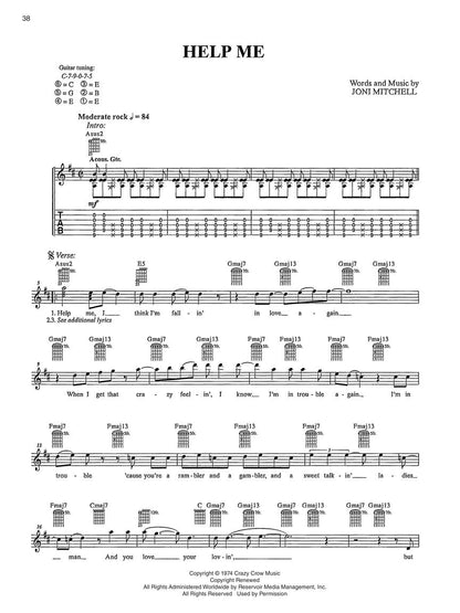 Joni Mitchell Guitar Anthology - Guitar Tab