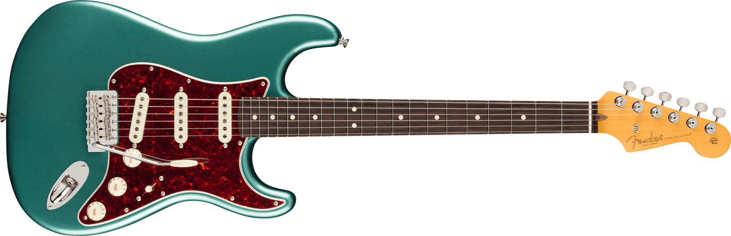 Fender American Professional Classic Stratocaster®, Rosewood Fingerboard, Faded Sherwood Green Metallic