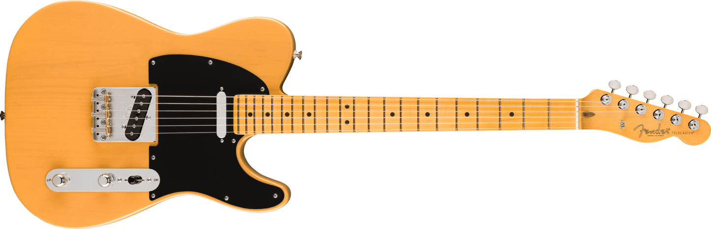 Fender American Professional Classic Telecaster®, Maple Fingerboard, Butterscotch Blonde