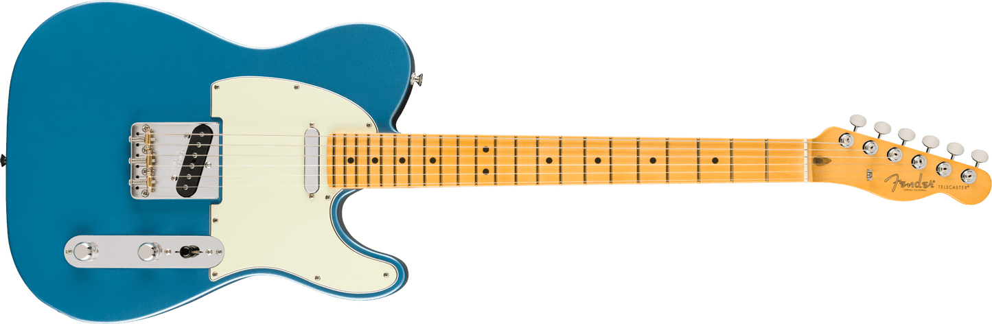 Fender American Professional Classic Telecaster®, Maple Fingerboard, Faded Lake Placid Blue