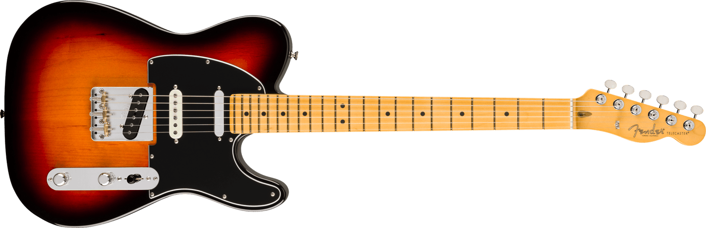 Fender American Professional Classic Telecaster® SSS, Maple Fingerboard, 3-Color Sunburst