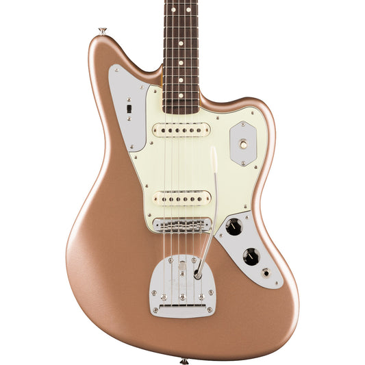 Fender American Professional Classic Jaguar®, Rosewood Fingerboard, Faded Firemist Gold