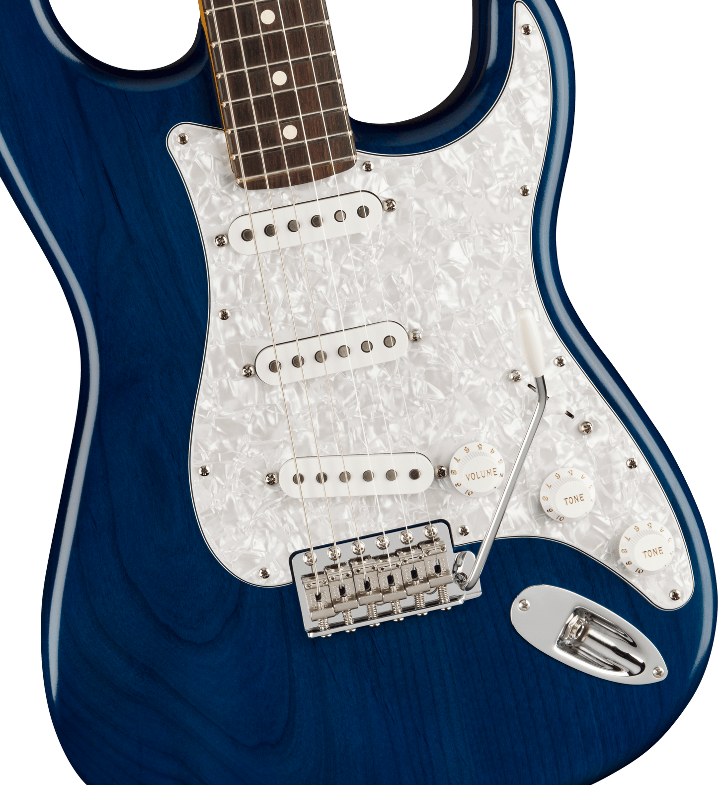 Fender Cory Wong Stratocaster, Rosewood Fingerboard, Sapphire Blue Transparent