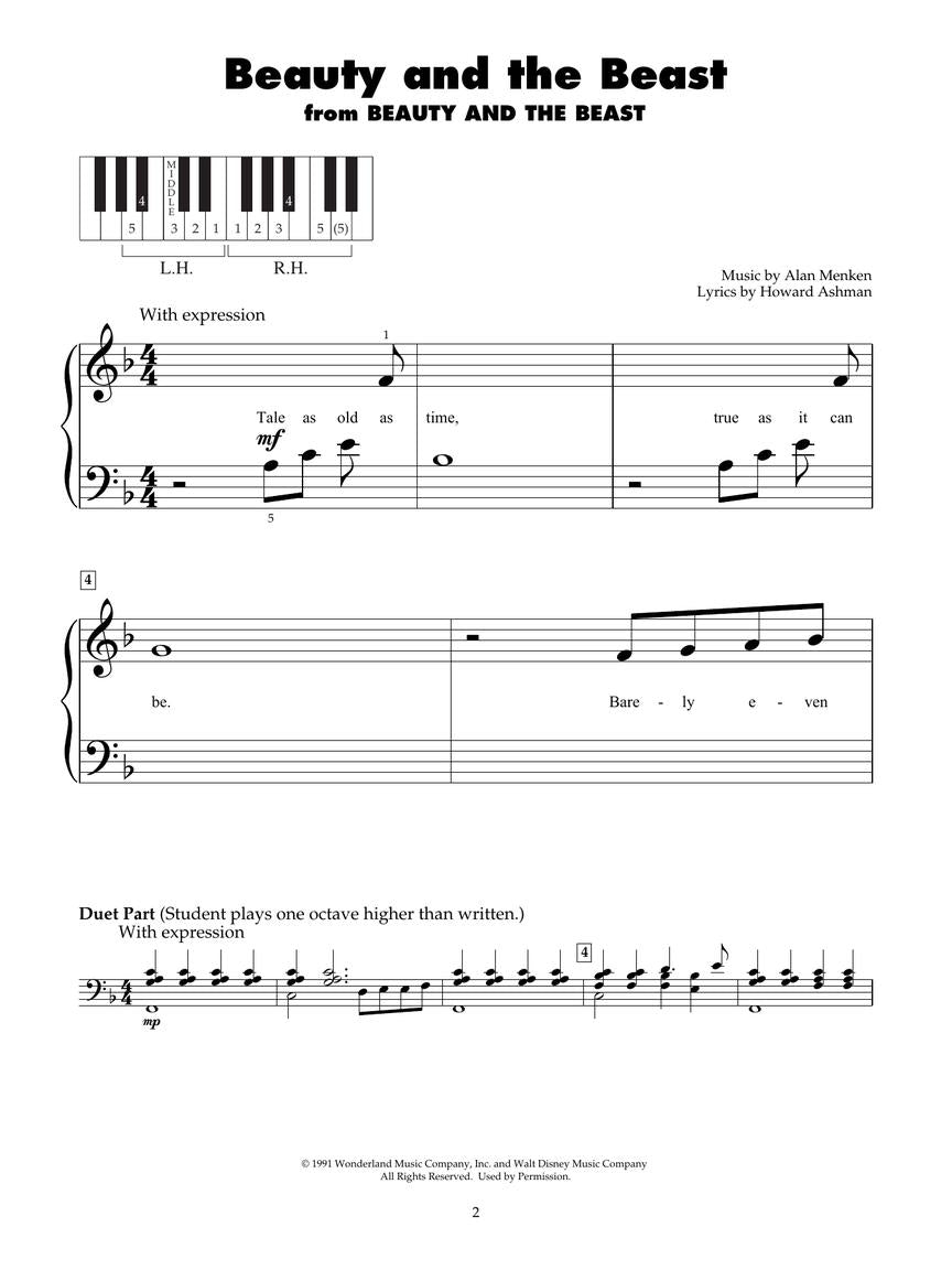 Disney Movie Fun – 2nd Edition - Five Finger Piano