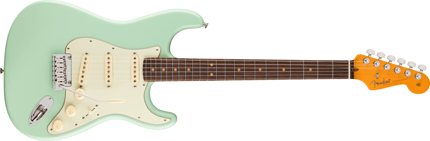 Fender American Ultra Luxe '60s Stratocaster®, Rosewood Fingerboard, Surf Green