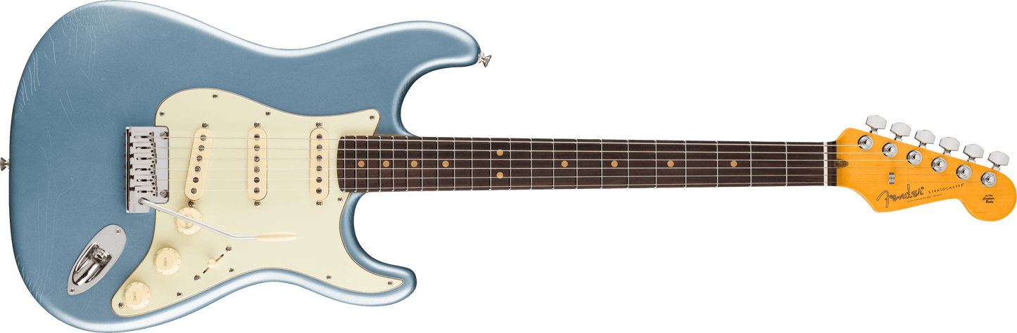 Fender American Ultra Luxe '60s Stratocaster®, Rosewood Fingerboard, Ice Blue Metallic
