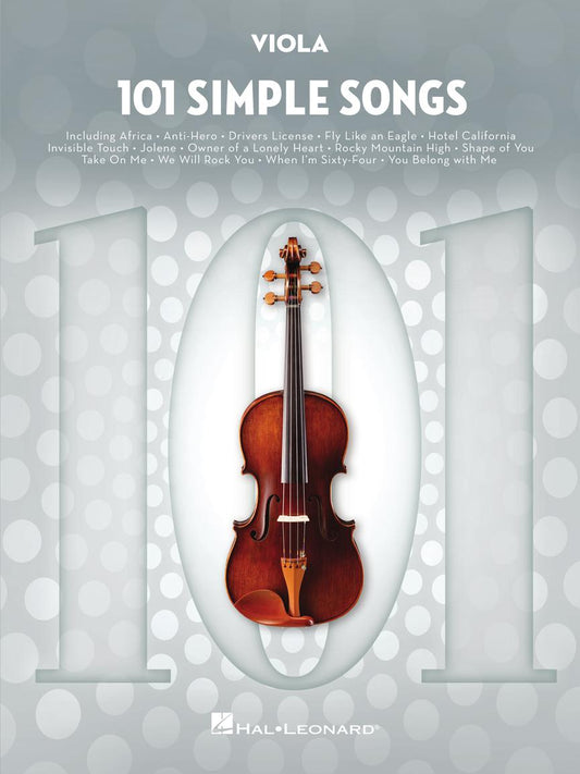 101 Simple Songs for Viola