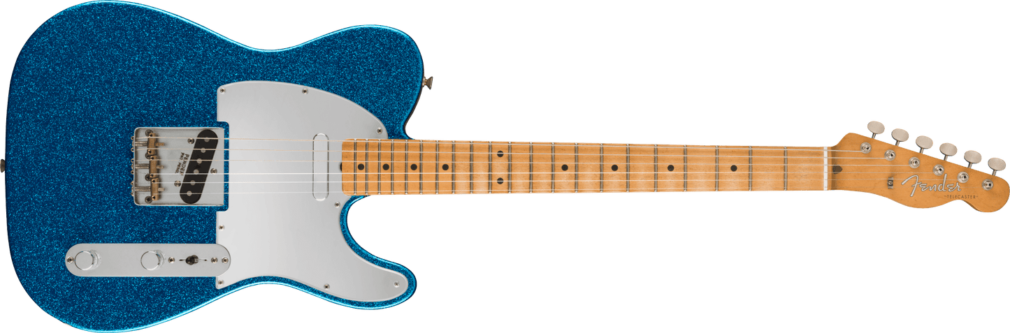 Fender  J Mascis Telecaster, Maple Fingerboard, Bottle Rocket Blue Flake