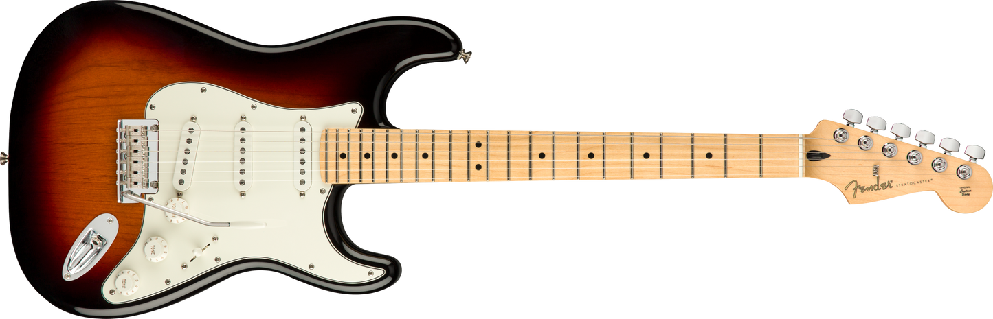 fender Player Stratocaster, Maple Fingerboard, 3-Color Sunburst