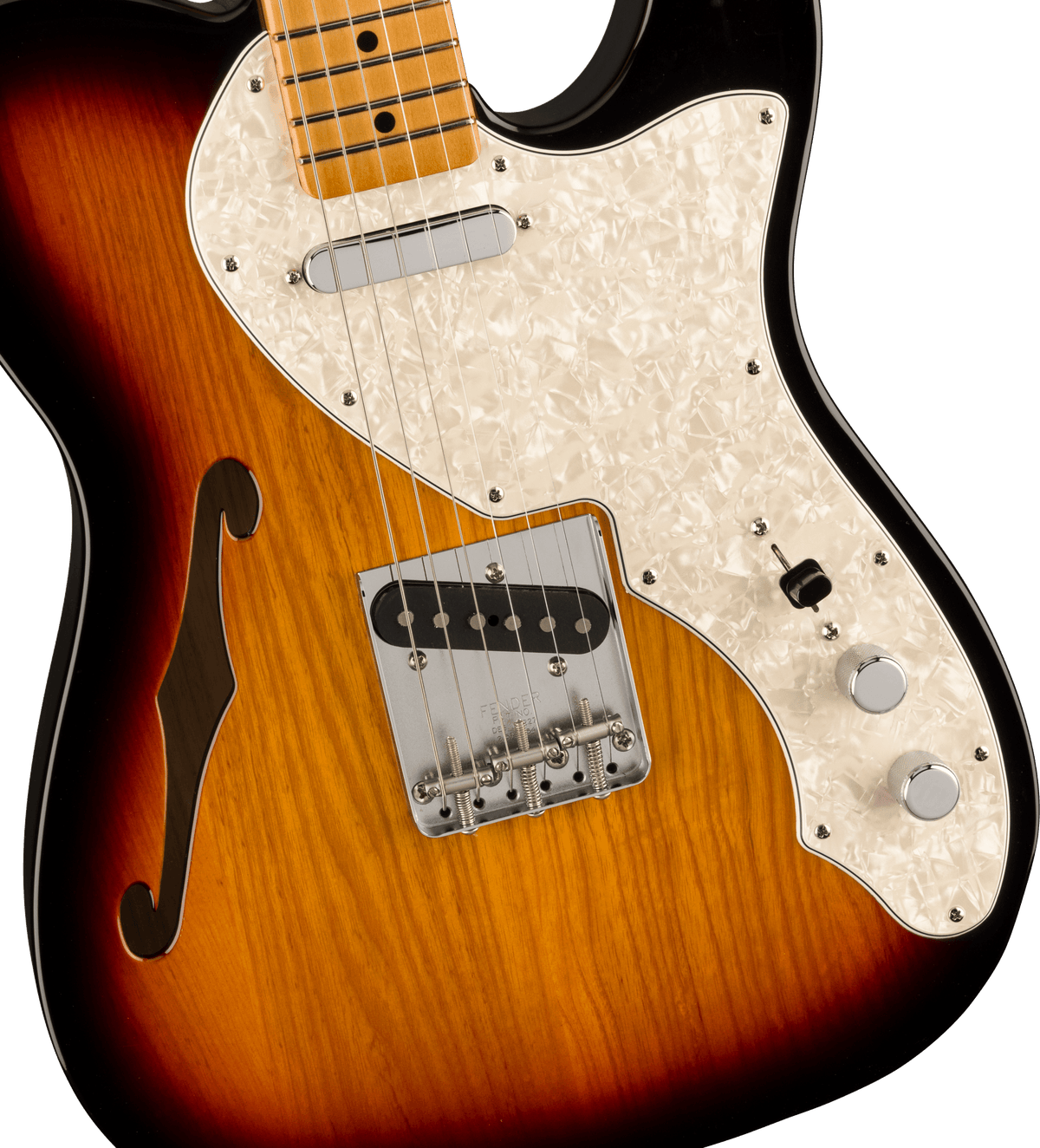 Fender Vintera II '60s Telecaster Thinline, Maple Fingerboard, 3 Fender Vintera II '60s Telecaster Thinline, Maple Fingerboard, 3