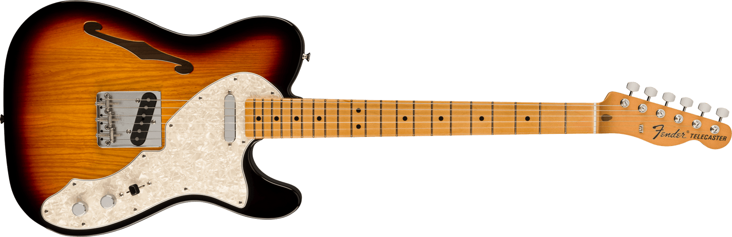 Fender Vintera II '60s Telecaster Thinline, Maple Fingerboard, 3-Color Sunburst