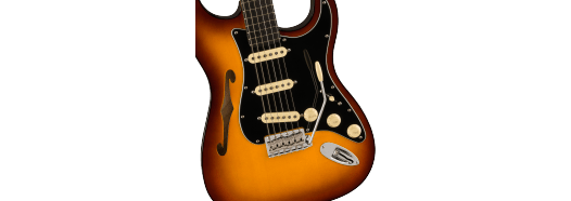 Fender Limited Edition Suona Stratocaster® Thinline, Ebony Fingerboard, Violin Burst