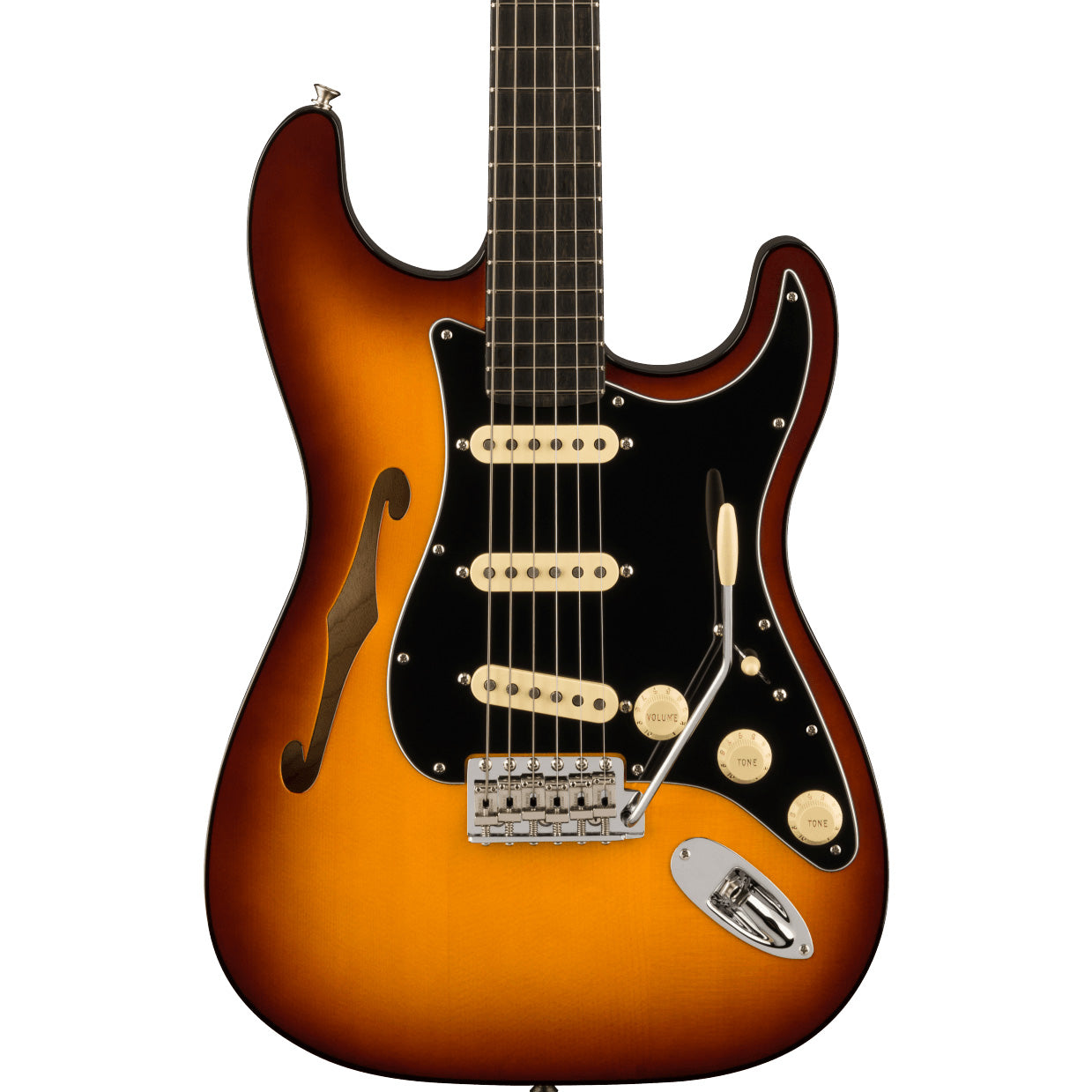 Fender Limited Edition Suona Stratocaster® Thinline, Ebony Fingerboard, Violin Burst