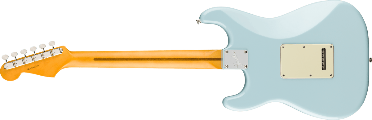 Fender imited Edition American Professional Classic Stratocaster® featuring the Fender® Silent System™, Rosewood Fingerboard. Daphne Blue