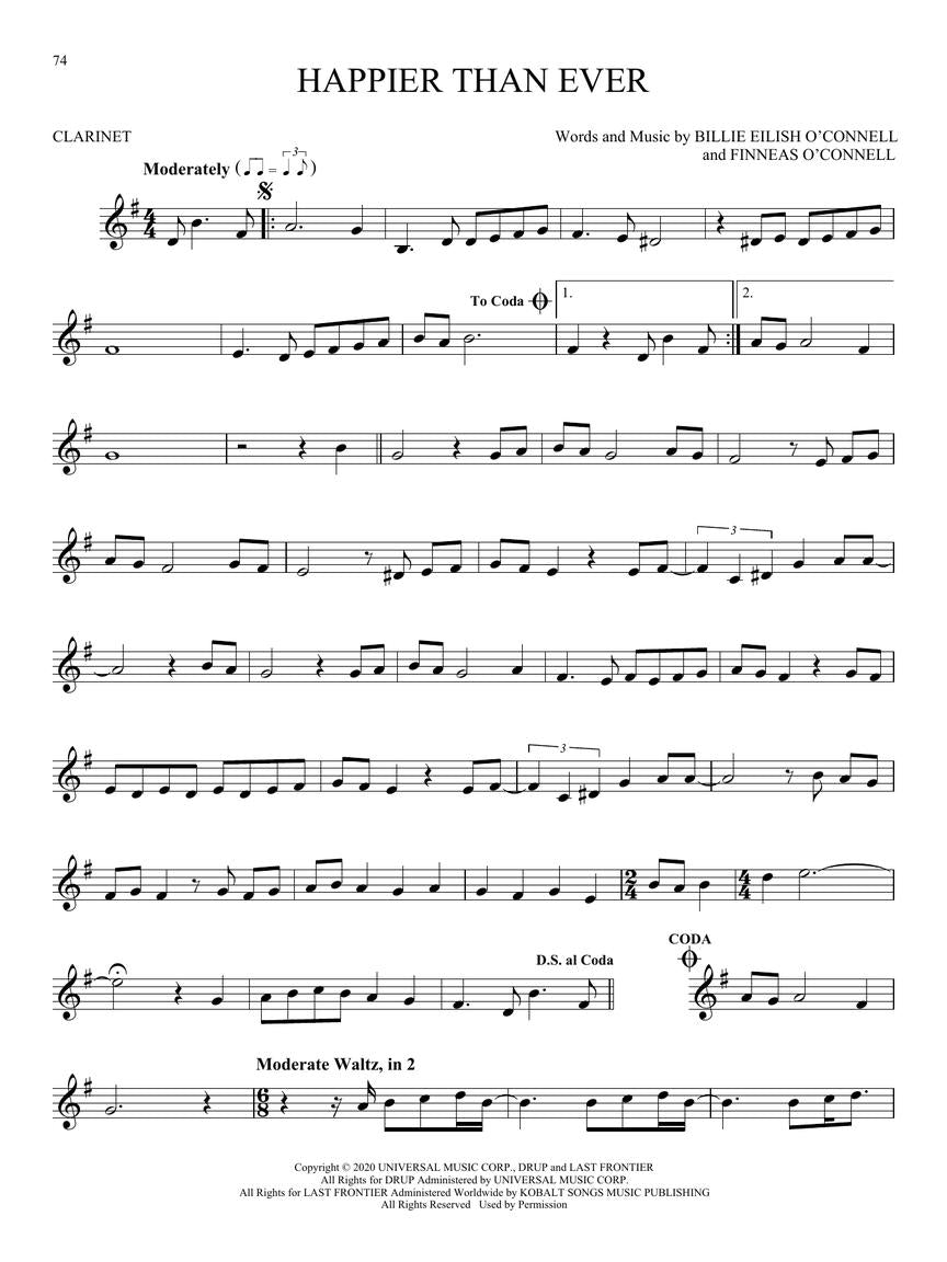 101 Top Hits for Clarinet