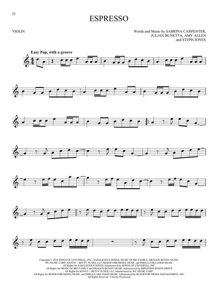 101 Top Hits for Violin