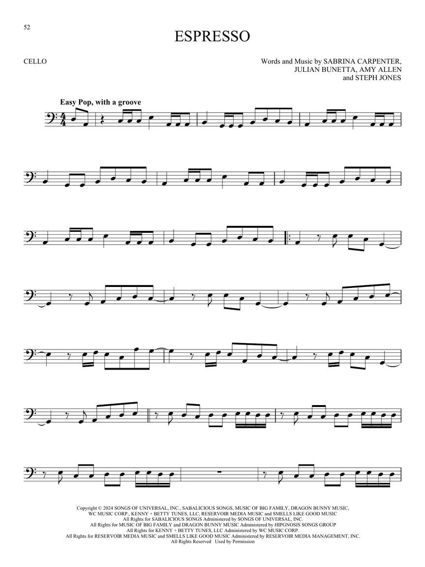 101 Top Hits for Cello