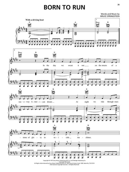 Bruce Springsteen Sheet Music Collection - Piano/Vocal/Guitar