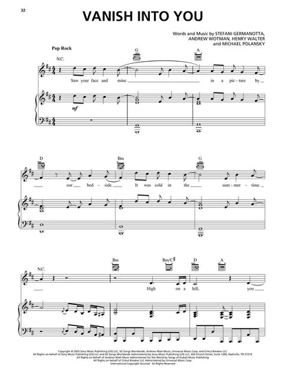 Lady Gaga – MAYHEM - Piano/Vocal/Guitar