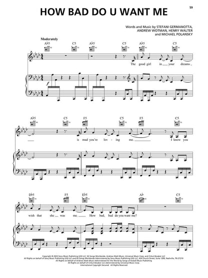 Lady Gaga – MAYHEM - Piano/Vocal/Guitar