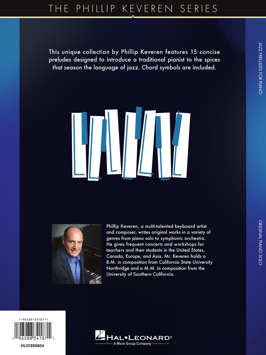 Jazz Preludes for Piano - The Phillip Keveren Series - Piano Solo