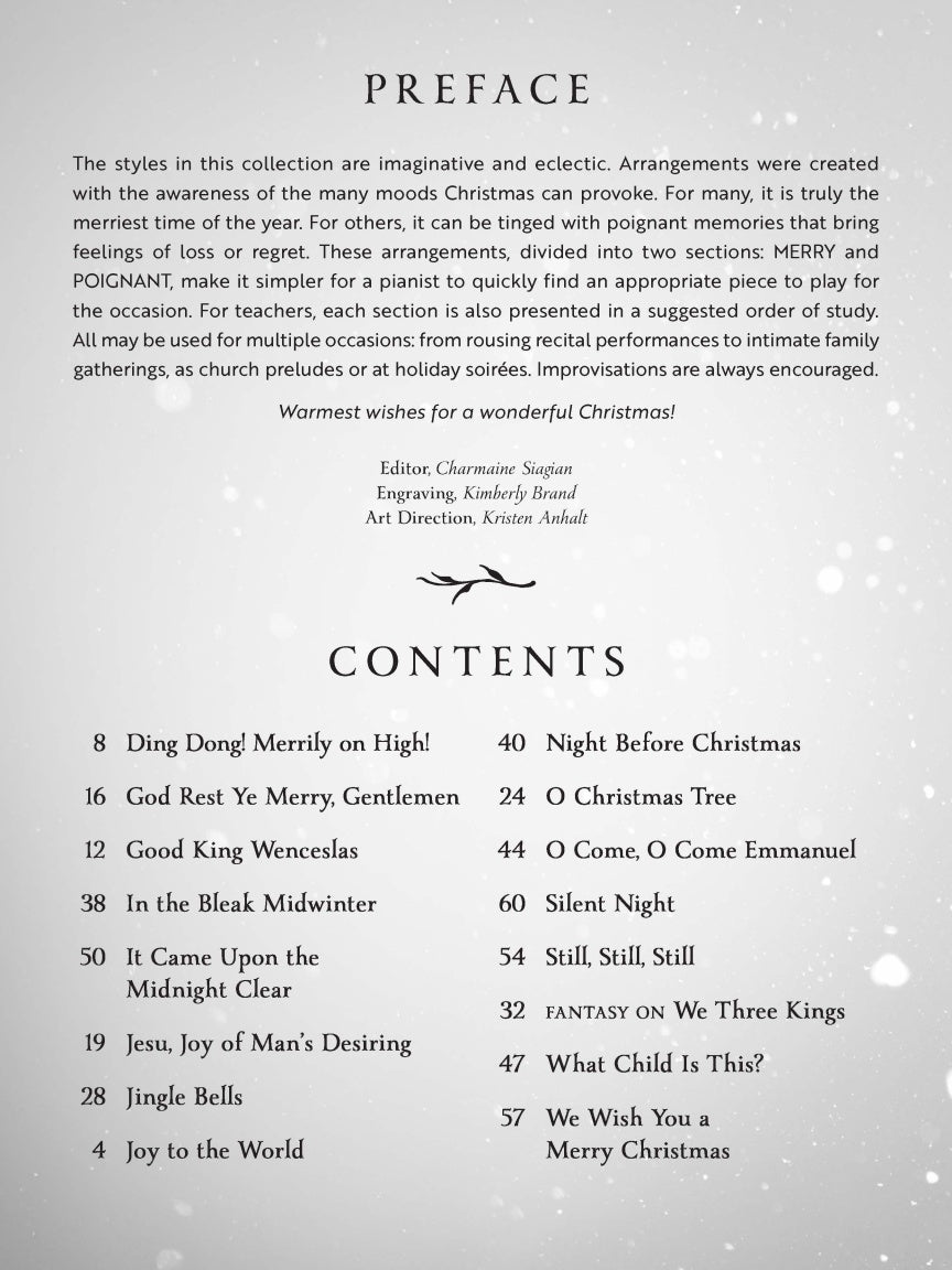 Christmas Imaginations for Piano Solo