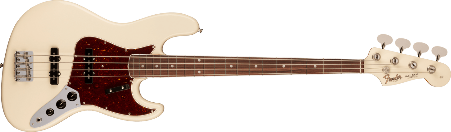 Fender American Vintage II 1966 Jazz Bass, Rosewood Fingerboard, Olympic White