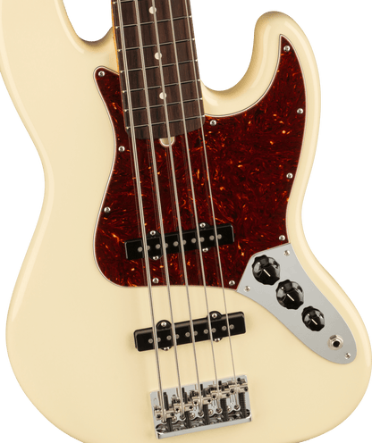 Fender American Professional II Jazz Bass, 5-String Olympic White