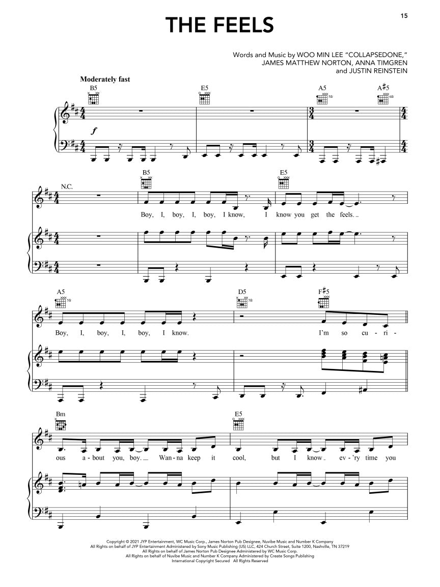 K-Pop Sheet Music Collection - Piano/Vocal/Guitar