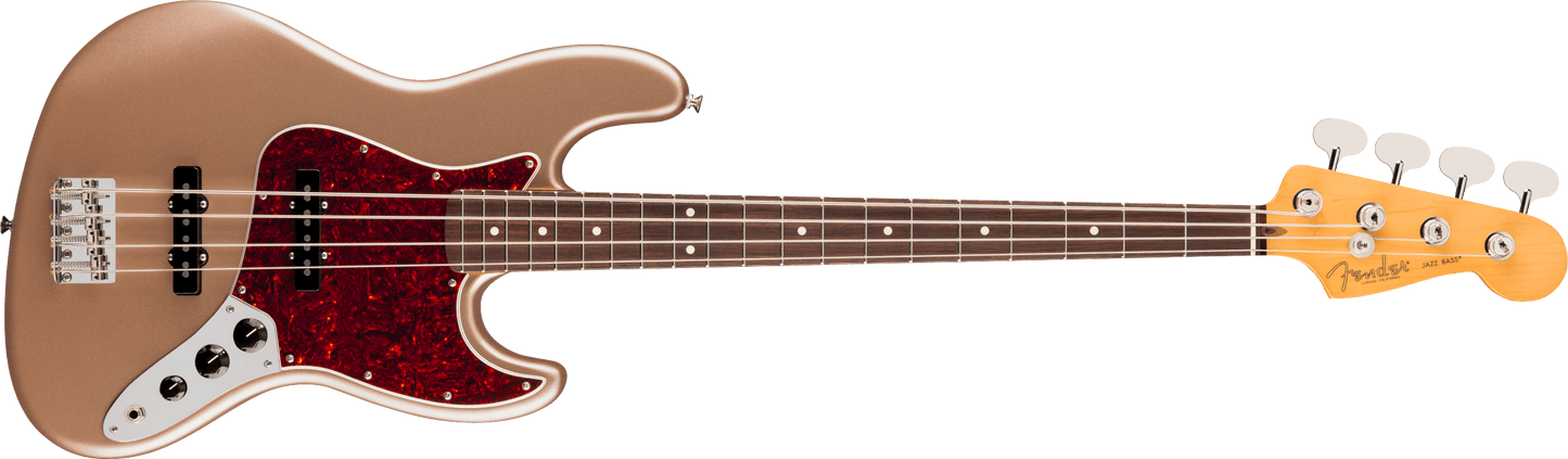 Fender American Professional Classic Jazz Bass®, Rosewood Fingerboard, Faded Firemist Gold