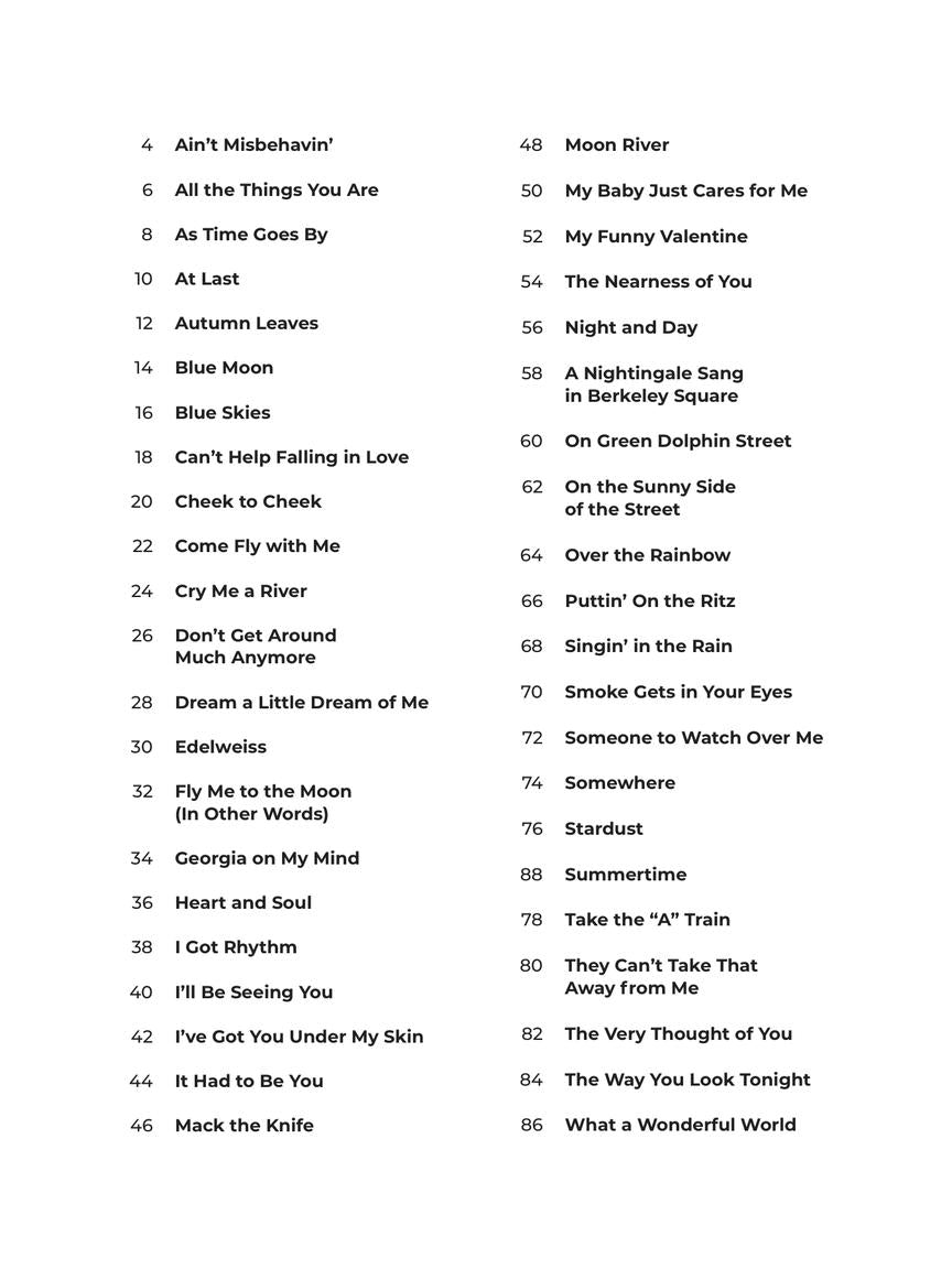 The Great American Songbook - Super Easy Songbook